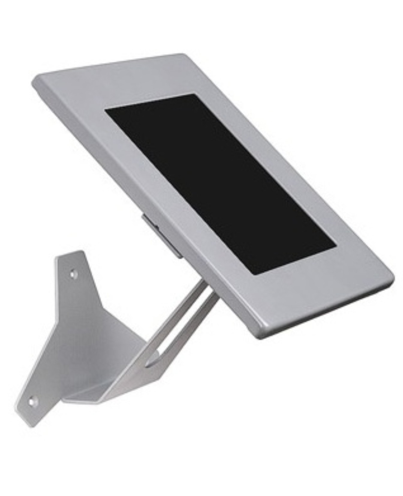 silver iPad enclosure